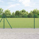 Vidaxl poteau de clôture vert 10 x 1 m (maille 19 x 19 mm) acier