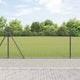 Vidaxl poteau de clôture gris 10 x 1 m (maille 12 x 12 mm) acier