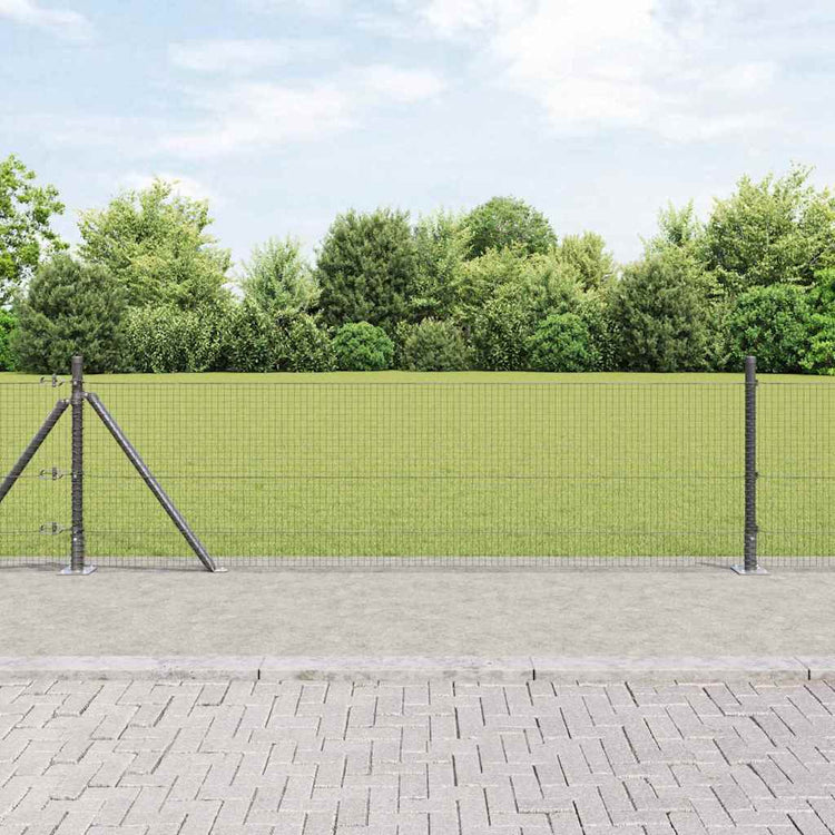 Poteau de clôture Vidaxl gris 25 x 0,6 m (maille 19 x 19 mm)