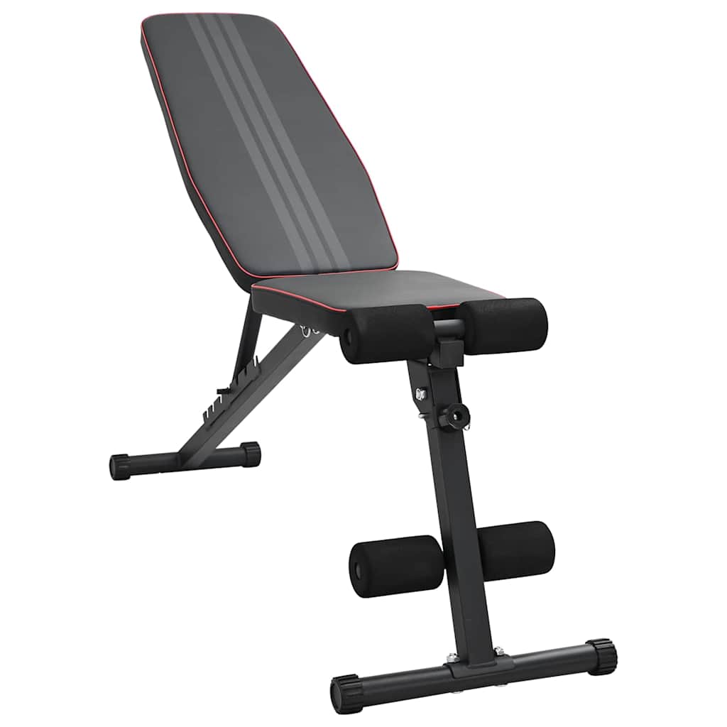 Vidaxx banc de musculation noir 131 x 41 x 110 cm acier thermolaqué