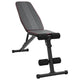Vidaxx banc de musculation noir 131 x 41 x 110 cm acier thermolaqué
