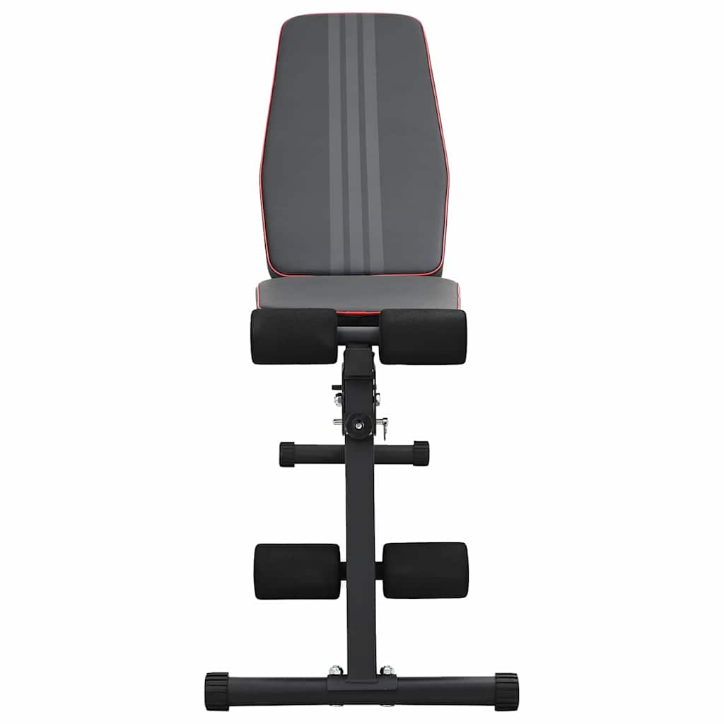 Vidaxx banc de musculation noir 131 x 41 x 110 cm acier thermolaqué