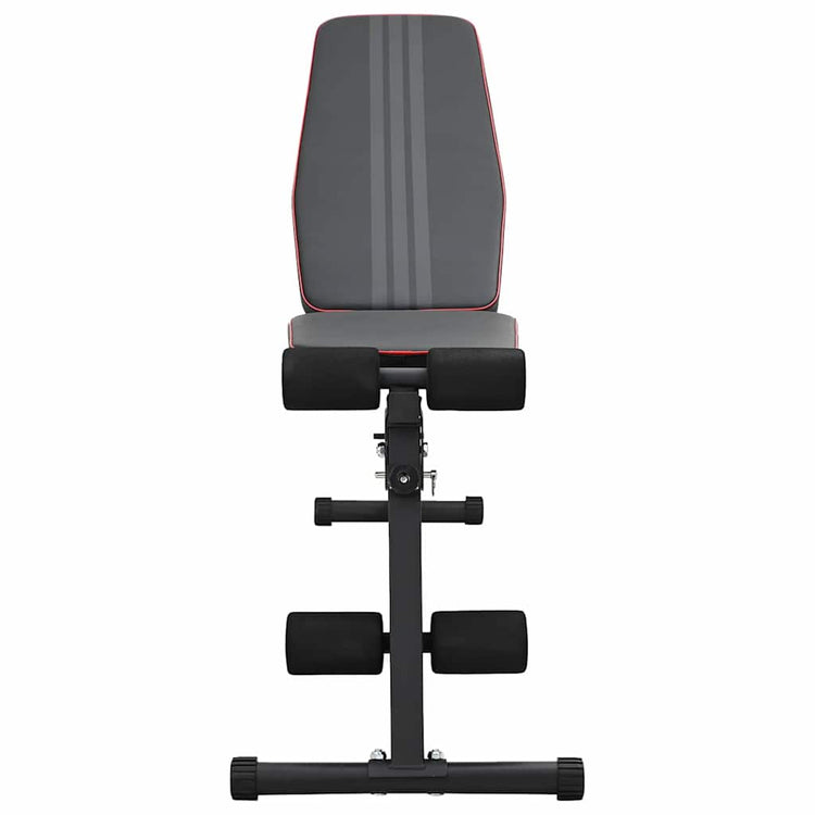 Vidaxx banc de musculation noir 131 x 41 x 110 cm acier thermolaqué