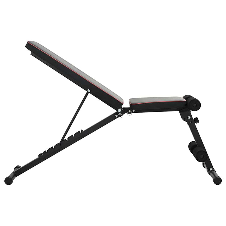 Vidaxx banc de musculation noir 131 x 41 x 110 cm acier thermolaqué