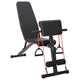 Vidaxx banc de musculation noir 131 x 41 x 100 cm acier enduit de poudre