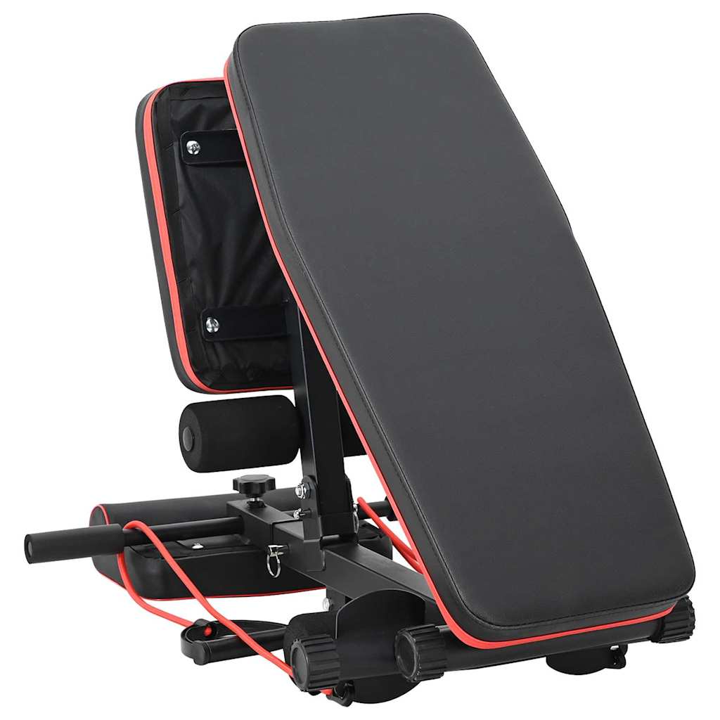 Vidaxx banc de musculation noir 131 x 41 x 100 cm acier enduit de poudre