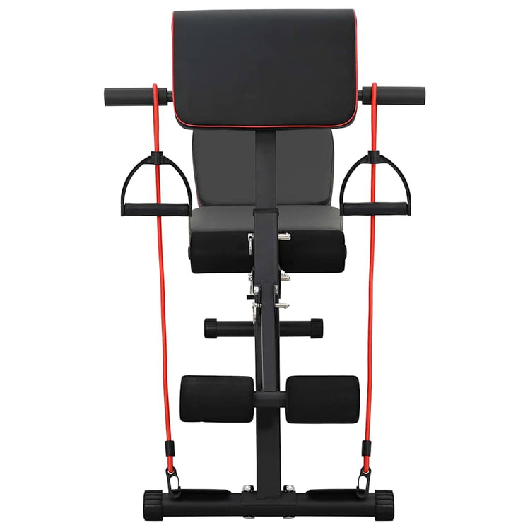 Vidaxx banc de musculation noir 131 x 41 x 100 cm acier enduit de poudre