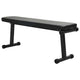 VidaXL banc de musculation noir 108 x 27 x 41 cm acier enduit de poudre