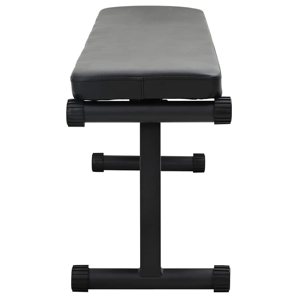 VidaXL banc de musculation noir 108 x 27 x 41 cm acier enduit de poudre