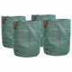 Vidaxxl sacs à déchets de jardin 4 pcs vert 66 x 66 x 83,5 cm polypropylène