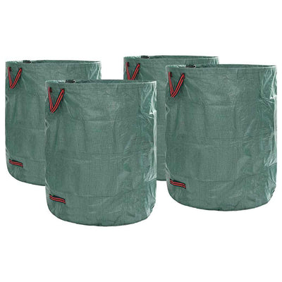 Vidaxxl sacs à déchets de jardin 4 pcs vert 79 x 79 x 99,5 cm polypropylène
