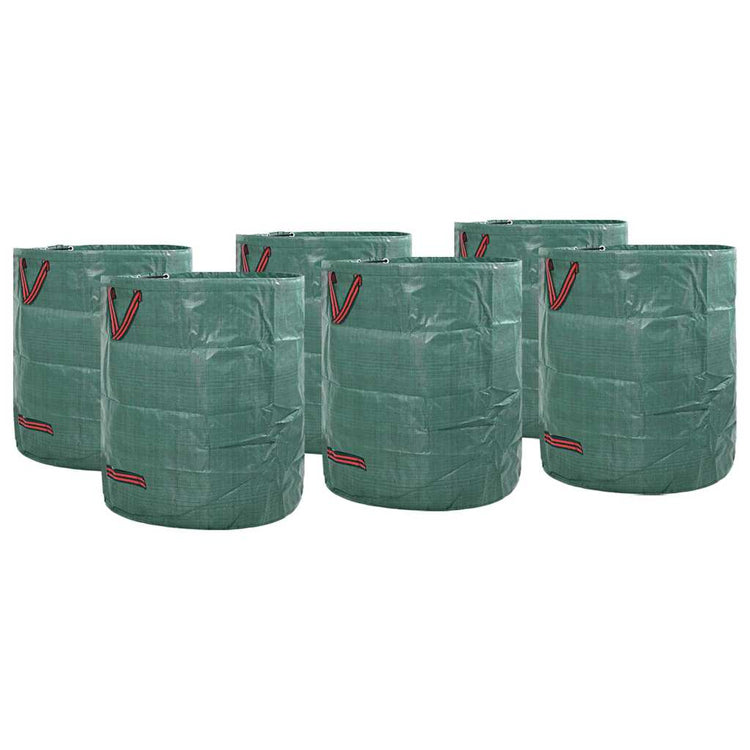 Vidaxxl sacs à déchets de jardin 12 pcs vert 45 x 45 x 76 cm polypropylène
