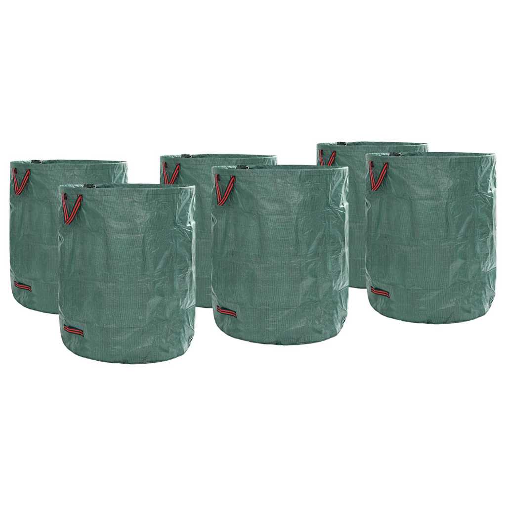 Vidaxxl sacs à déchets de jardin 12 pcs vert 79 x 79 x 99,5 cm polypropylène
