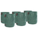 Vidaxxl sacs à déchets de jardin 12 pcs vert 79 x 79 x 99,5 cm polypropylène