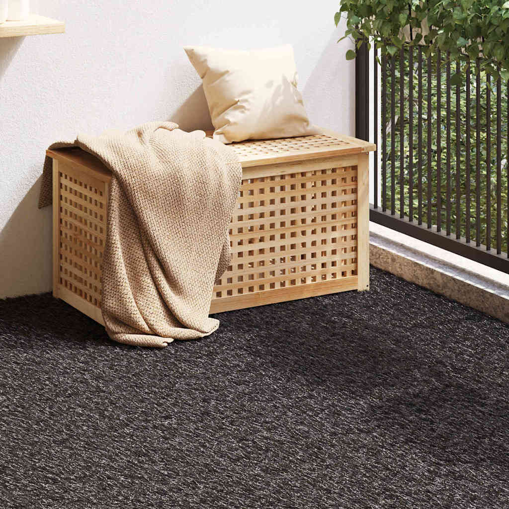 Vidaxx gazon artificiel noir 1500 x 100 x 4 cm polypropylène