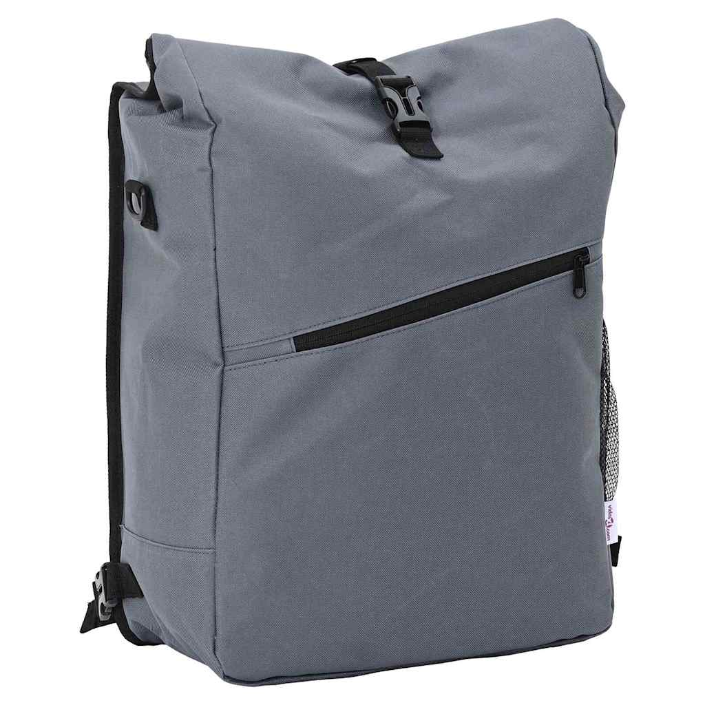 Vidaxx sac de vélo gris 33 x 16 x 60 cm polyester