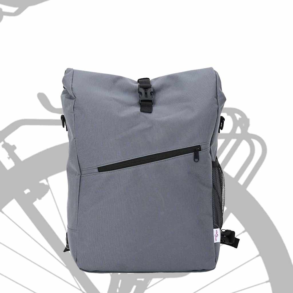Vidaxx sac de vélo gris 33 x 16 x 60 cm polyester
