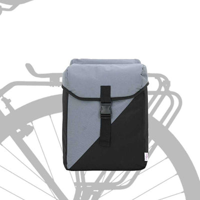 Vidaxx sac de vélo gris et noir 31,5 x 15,5 x 40 cm polyester