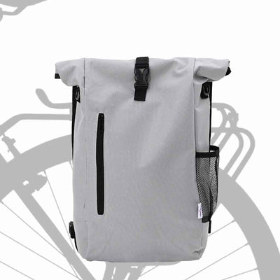 Vidaxx sac de vélo gris 31 x 13 x 58 cm polyester
