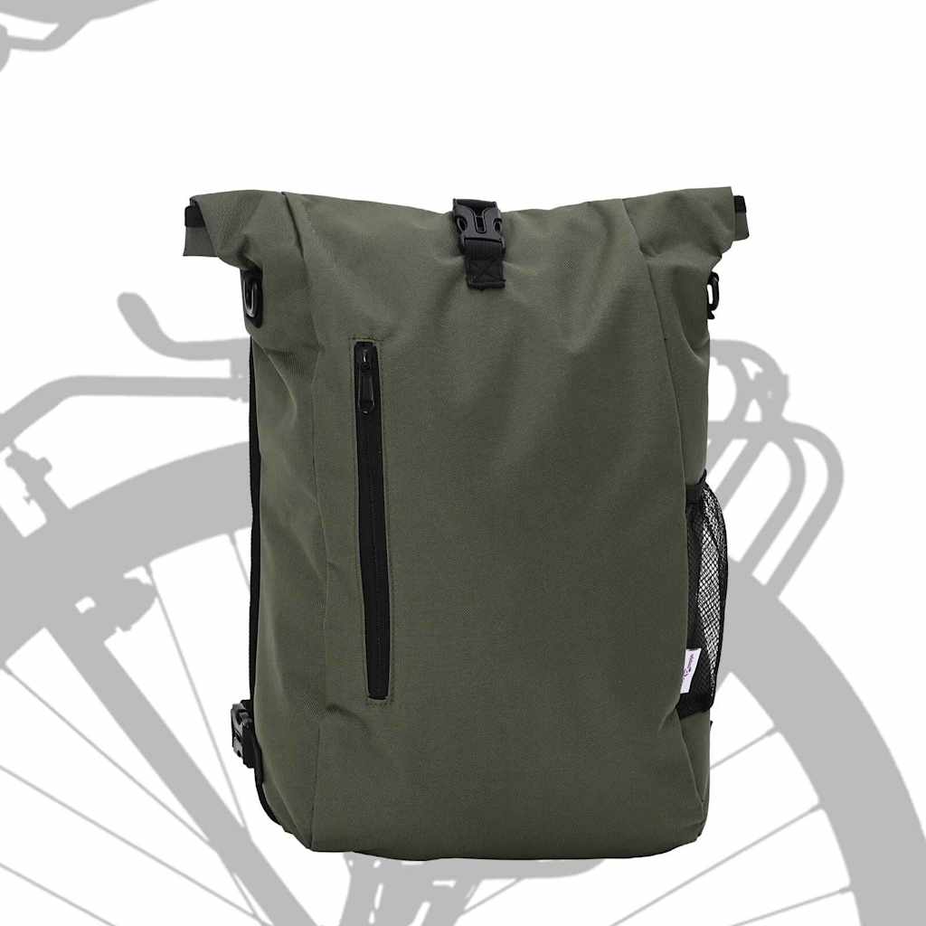 Vidaxx sac de vélo vert olive 31 x 13 x 58 cm polyester