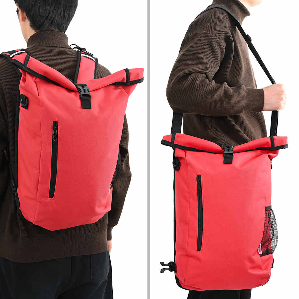 Vidaxx sac de vélo rouge 31 x 13 x 58 cm polyester