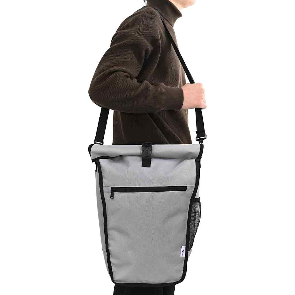 Vidaxx sac de vélo gris 34 x 16 x 59 cm polyester