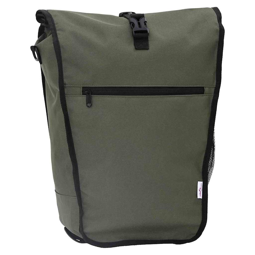 Vidaxx sac de vélo vert olive 34 x 16 x 59 cm polyester