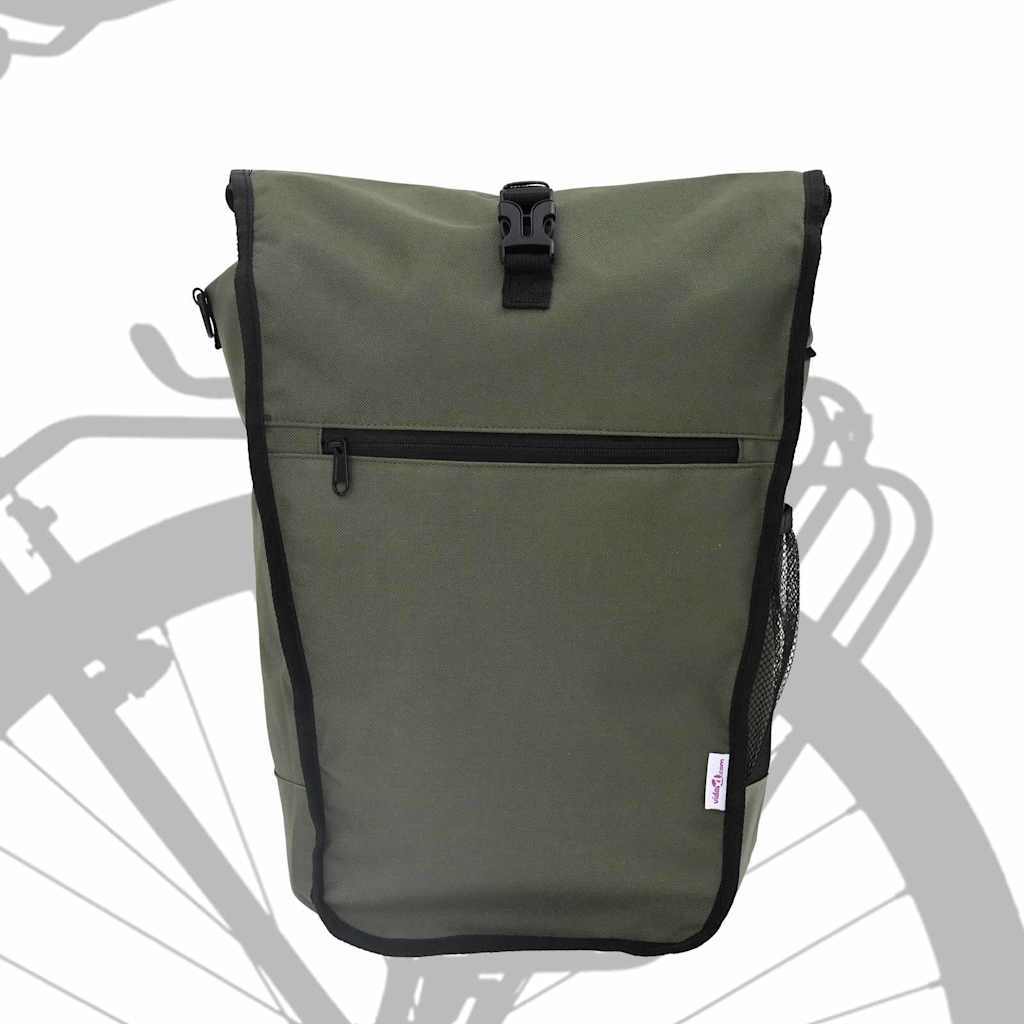 Vidaxx sac de vélo vert olive 34 x 16 x 59 cm polyester
