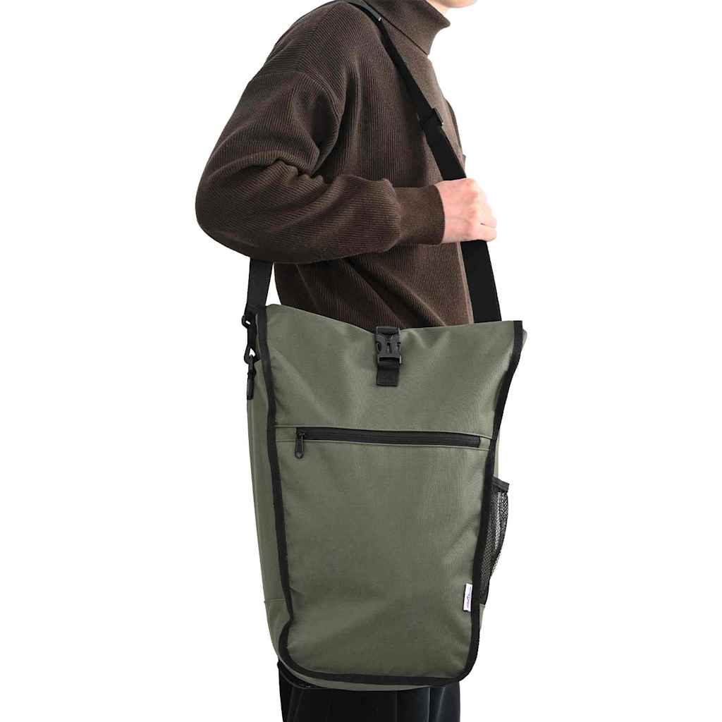 Vidaxx sac de vélo vert olive 34 x 16 x 59 cm polyester