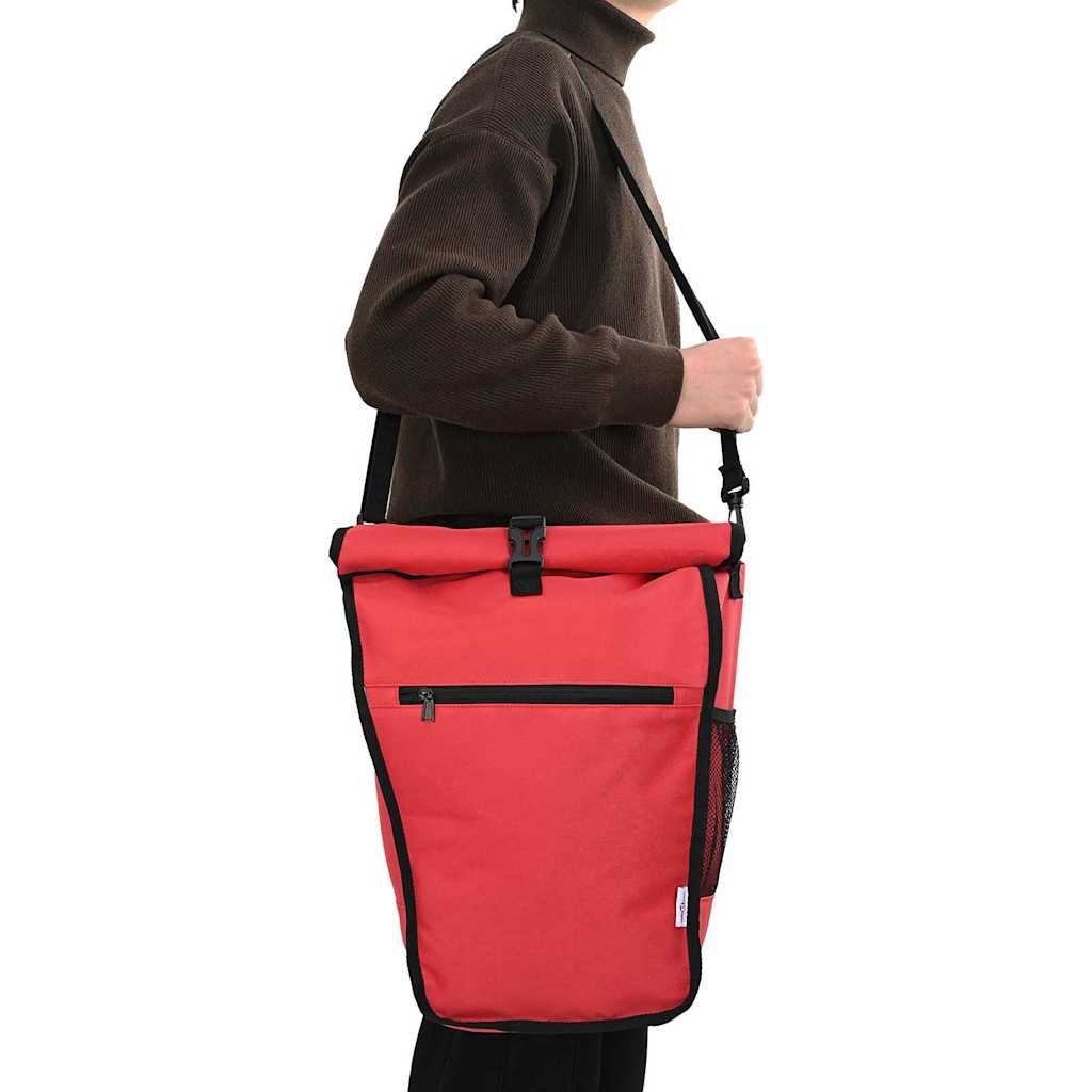Vidaxx sac de vélo rouge 34 x 16 x 59 cm polyester