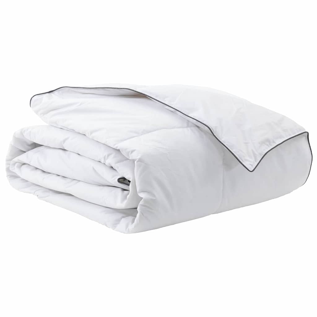 Vidaxl couette hiver blanc 200 x 240 cm plumes