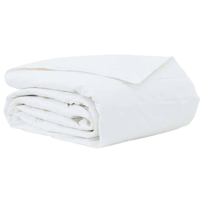 Vidaxl couette été blanc 200 x 200 cm plumes