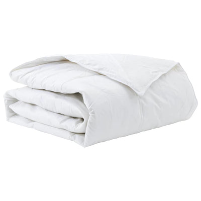Vidaxl couette hiver blanc 140 x 200 cm plumes