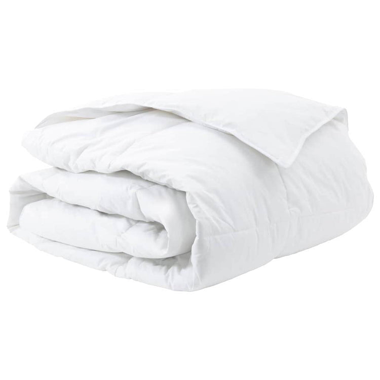 Vidaxl couette hiver blanc 200 x 220 cm plumes