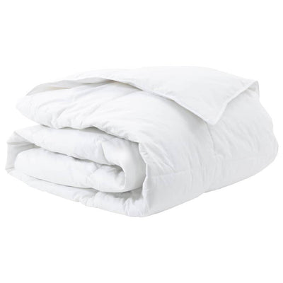 Vidaxl couette hiver blanc 260 x 220 cm plumes