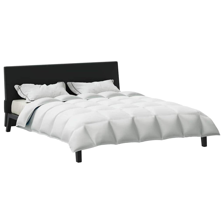 Vidaxl couette hiver blanc 260 x 220 cm plumes