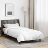 Vidaxl couette 2 en 1 blanc 135 x 200 cm plumes