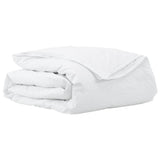 VidaXL couette 2 en 1 blanc 200 x 200 cm plumes - afbeelding 2