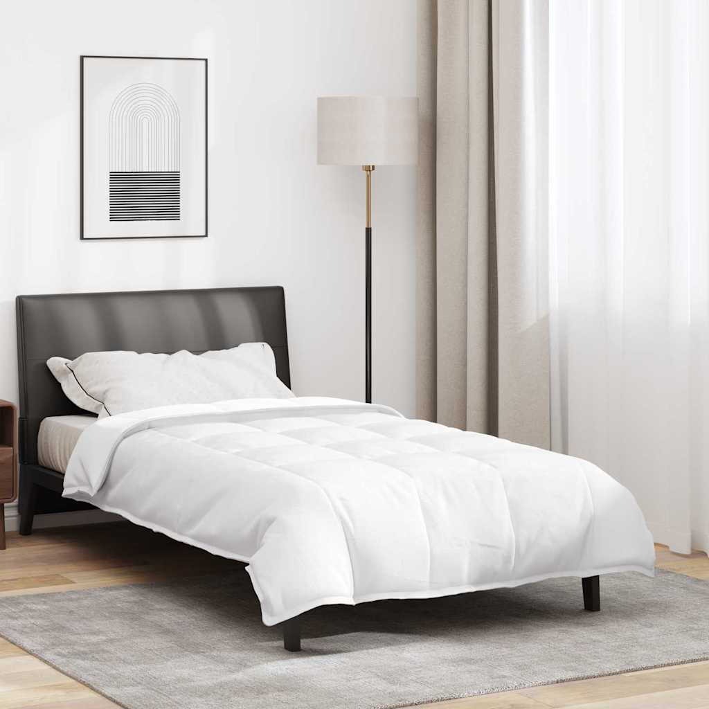 VidaXL couette 2 en 1 blanc 135 x 220 cm plumes