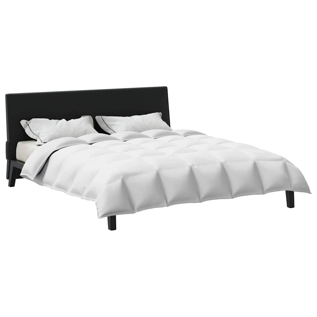 Vidaxl couette 2 en 1 blanc 240 x 220 cm plumes