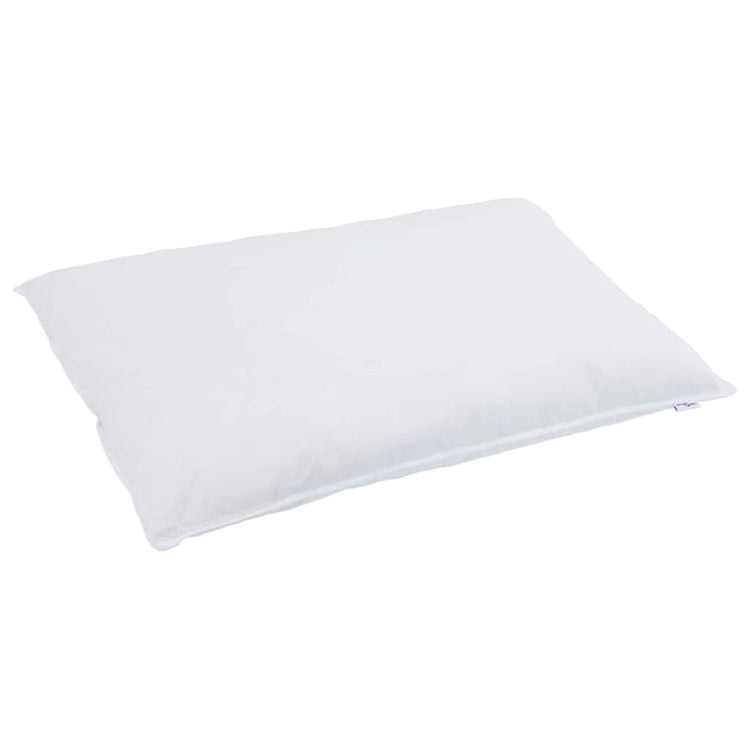 Vidaxxl oreiller avec coussin blanc 40 x 80 cm plumes