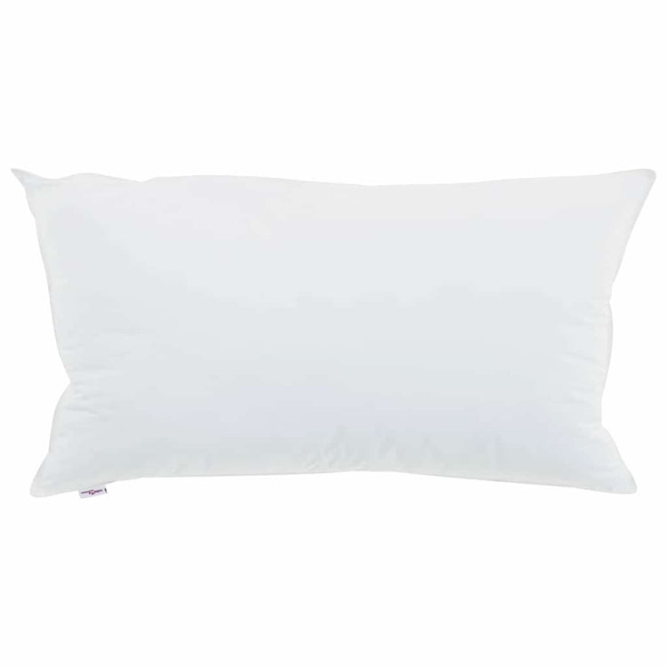 Vidaxxl oreiller avec coussin 2 pcs blanc 40 x 80 cm coton