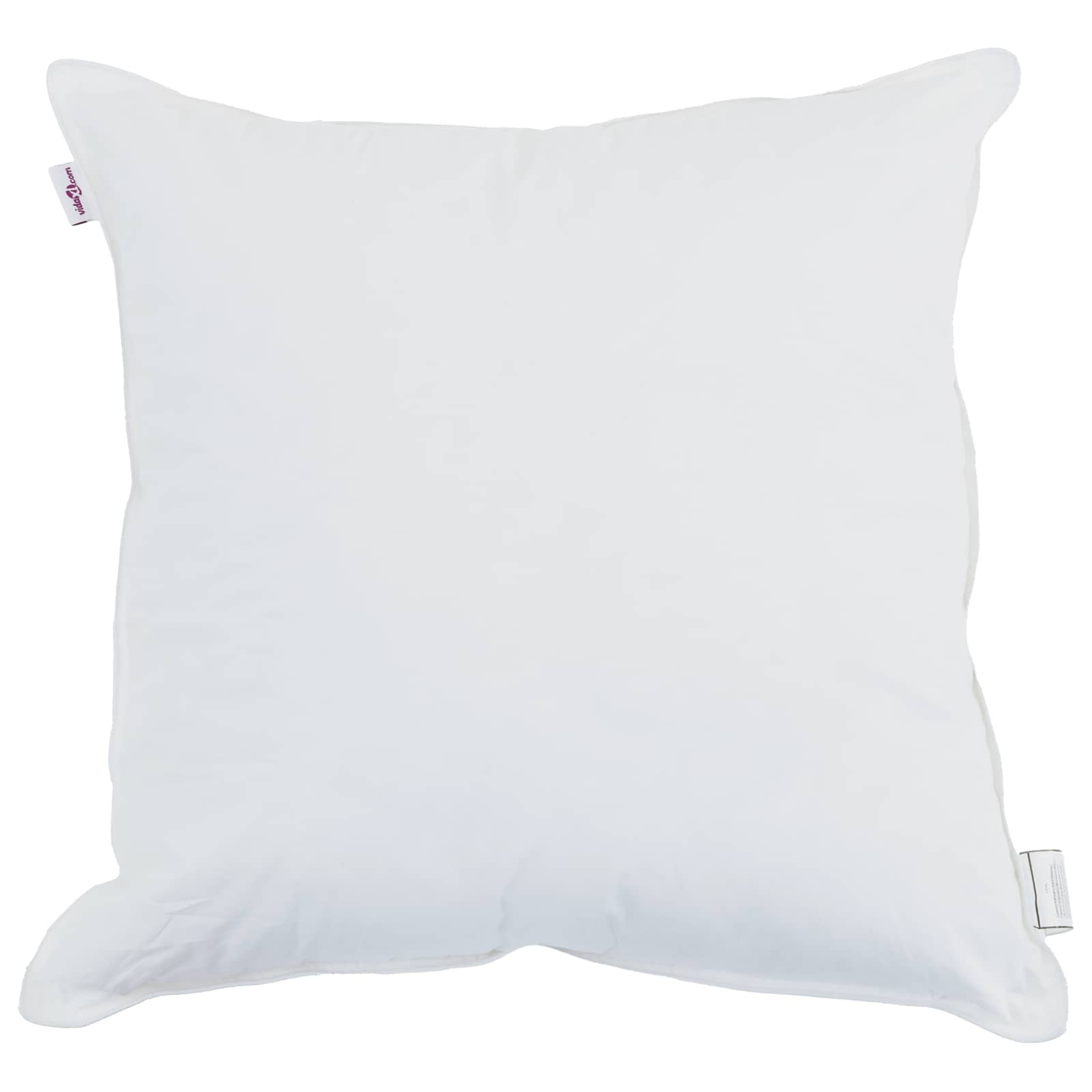 Vidaxxl oreiller avec coussin 2 pcs blanc 65 x 65 cm coton