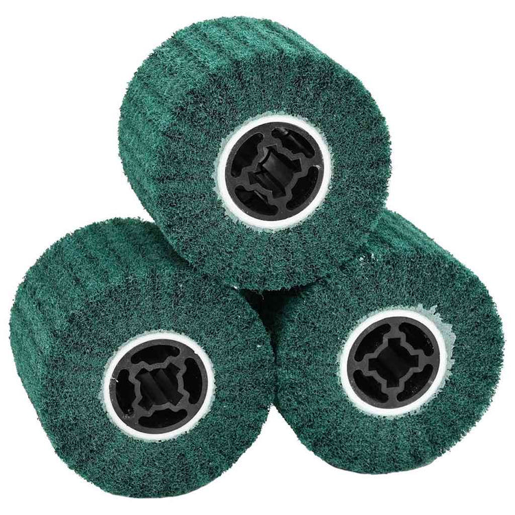 Vidaxx rouleaux abrasifs 3 pcs vert 12 x 12 x 10 cm fibre synthétique
