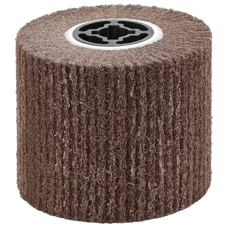 Vidaxl rouleaux abrasifs 3 pcs marron 12 x 12 x 10 cm fibre synthétique
