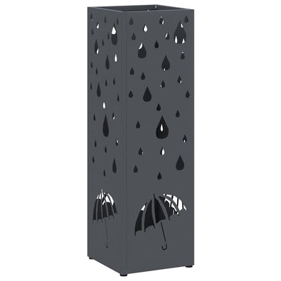 Vidaxl parapluie standard anthracite 15,5 x 15,5 x 49 cm métal
