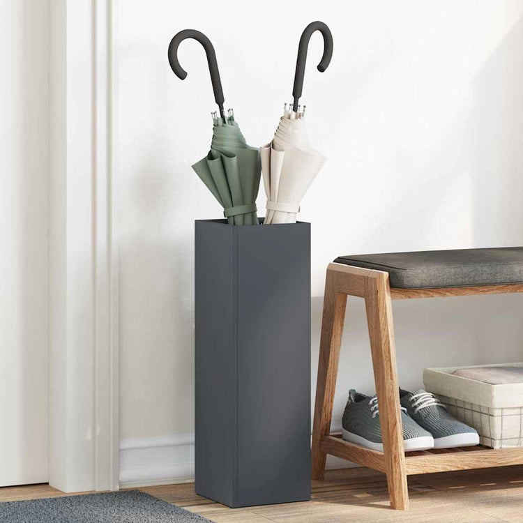 Vidaxl parapluie standard anthracite 15,5 x 15,5 x 49 cm métal