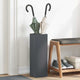 Vidaxl parapluie standard anthracite 15,5 x 15,5 x 49 cm métal