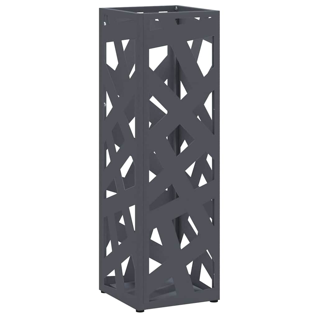 Vidaxl parapluie standard anthracite 15,5 x 15,5 x 49 cm métal