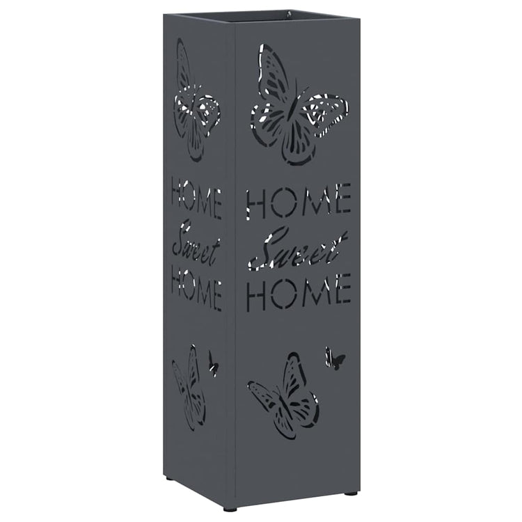 Vidaxl parapluie standard anthracite 15,5 x 15,5 x 49 cm métal